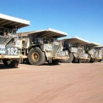 140-tonne Caterpillar dum trucks in Chile