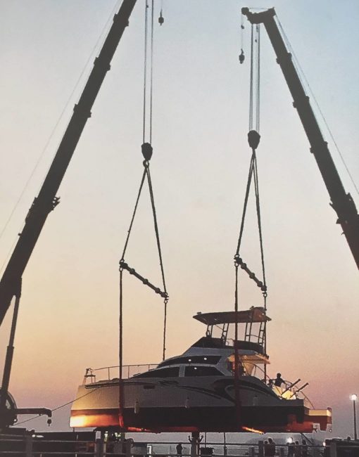 Transporting a luxury yacht Transporting luxury yacht by sea freight