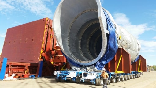 Nyrstar aluminium smelter furnace discharging at Port Pirie